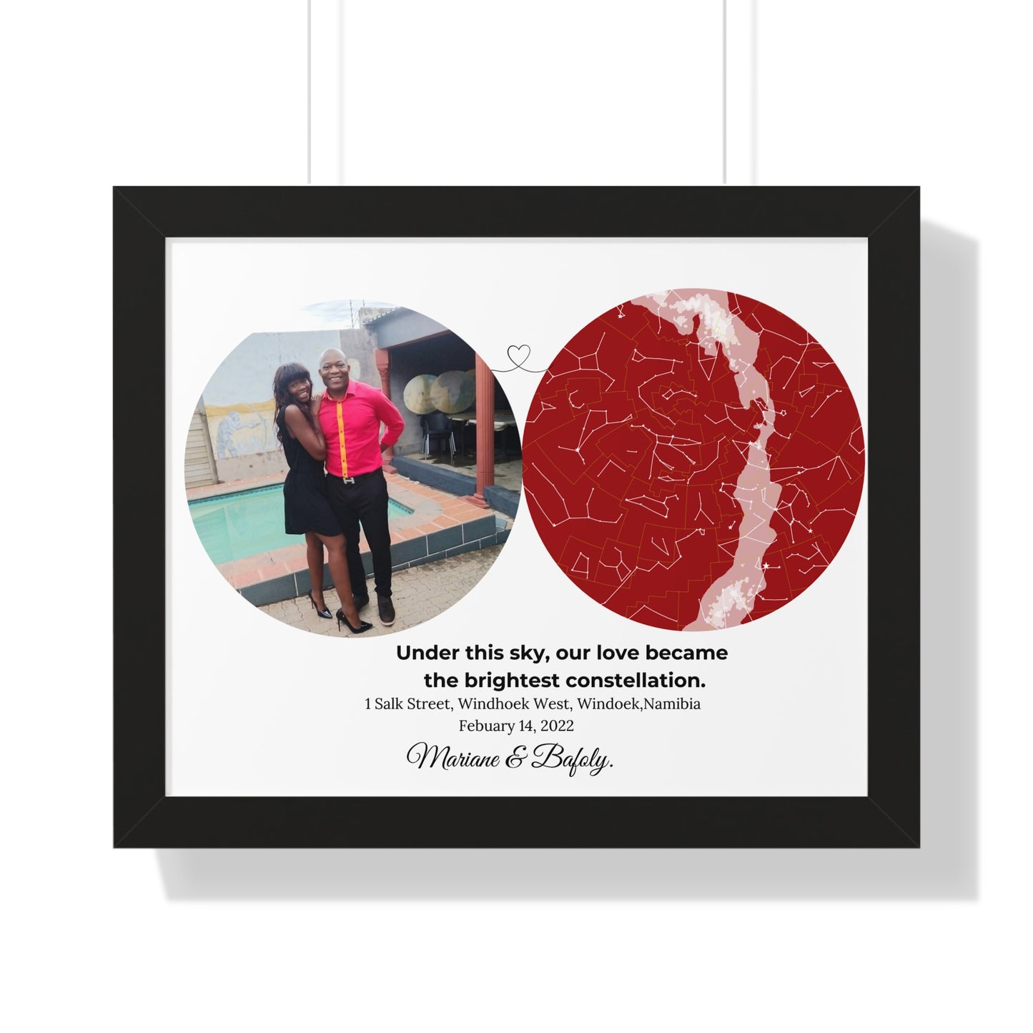 Star Alignment Gift: Personalized Gift for Valentine's Day, Aniversary, engament, Wedding Gifts