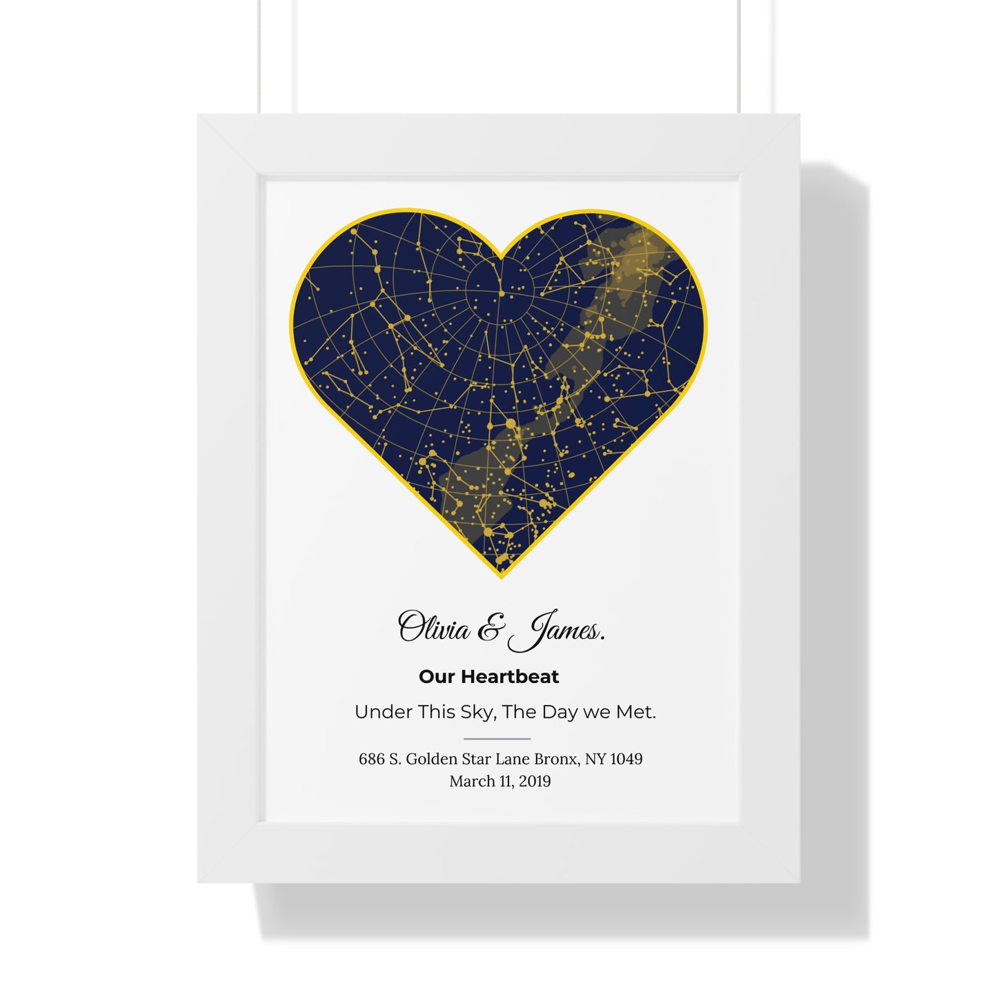 Star map for Anniversary: Star Alignment Gift Perfect for Valentine's Day, Aniversary, Wedding Gifts