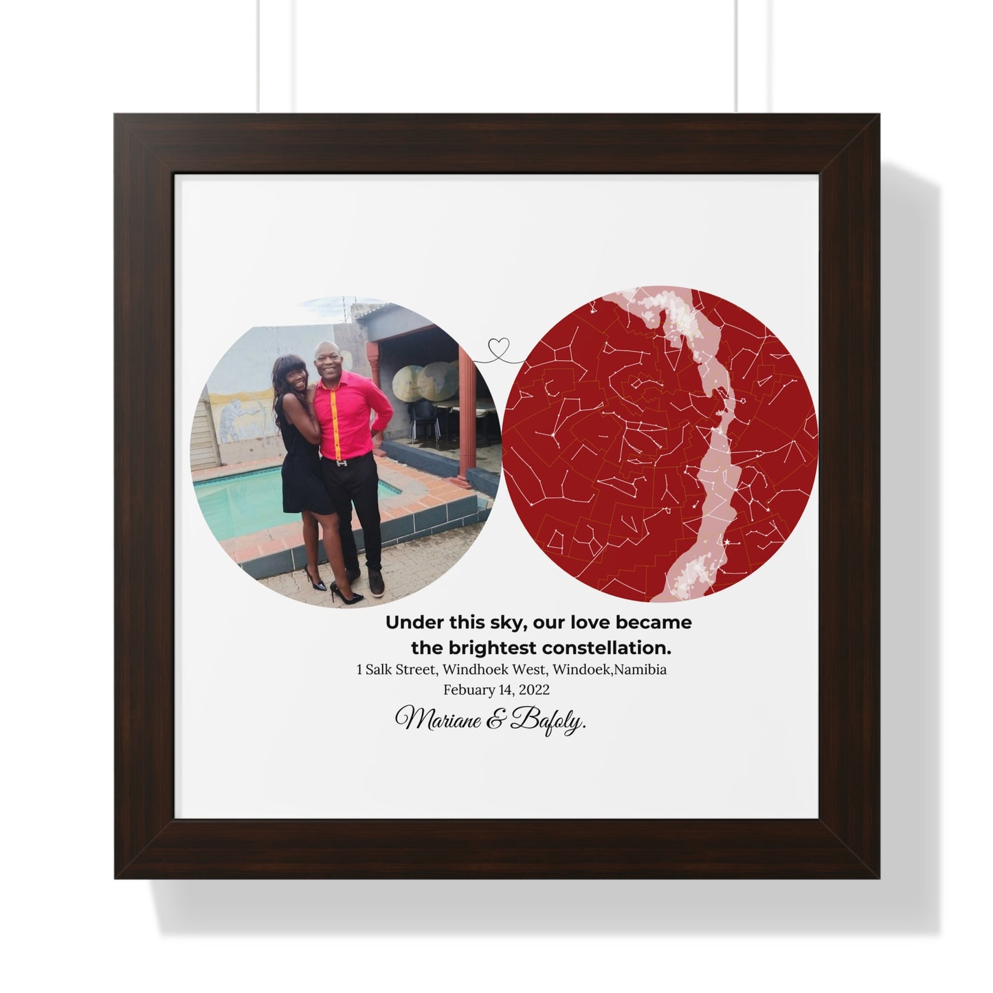 Star Alignment Gift: Personalized Gift for Valentine's Day, Aniversary, engament, Wedding Gifts