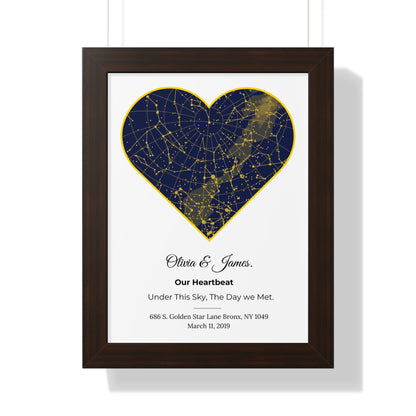 Star map for Anniversary: Star Alignment Gift Perfect for Valentine's Day, Aniversary, Wedding Gifts