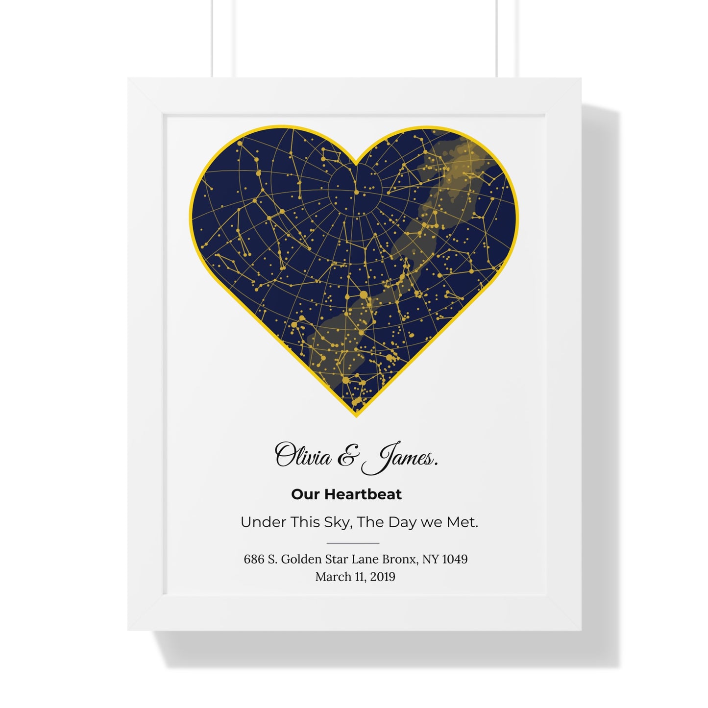 Star map for Anniversary: Star Alignment Gift Perfect for Valentine's Day, Aniversary, Wedding Gifts