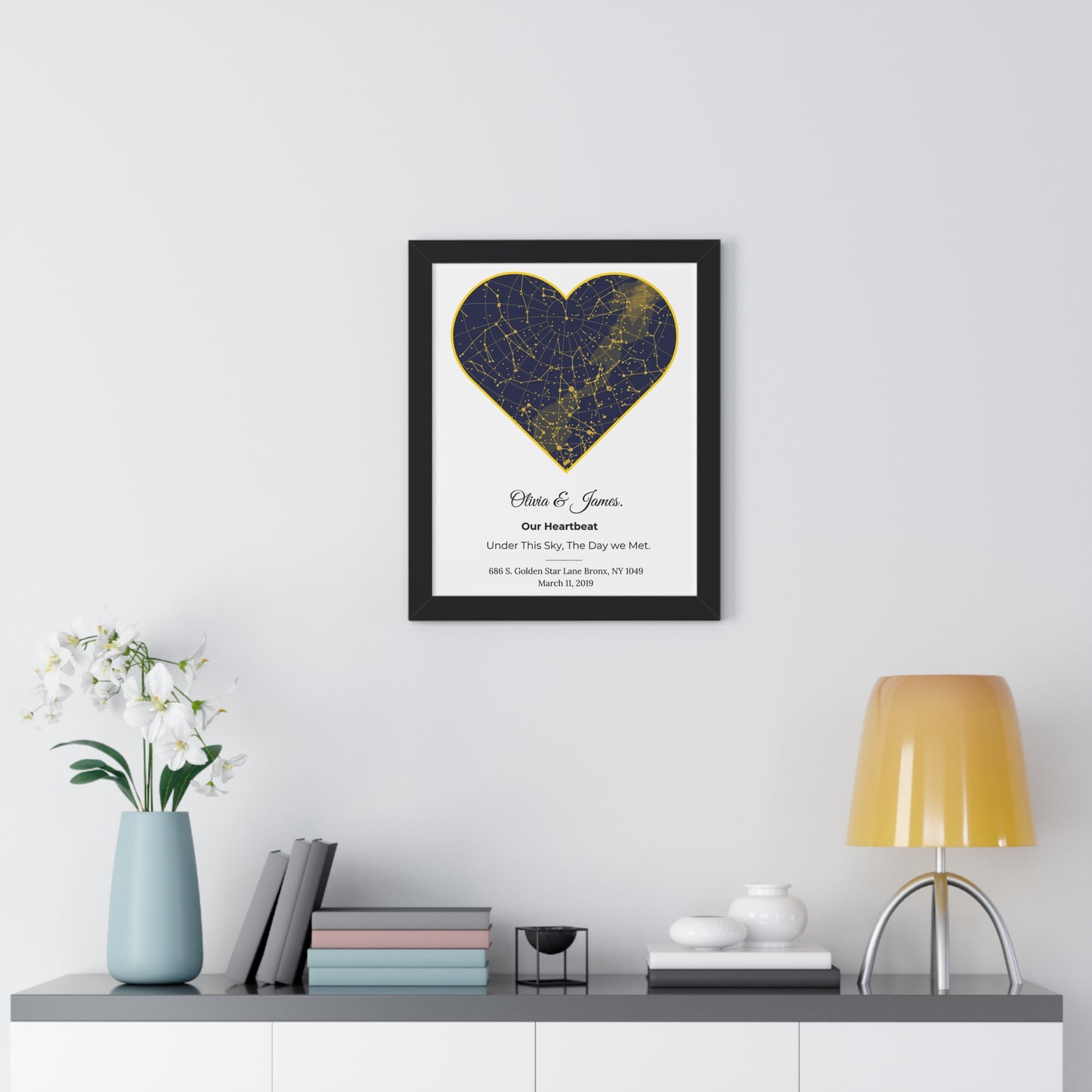 Star map for Anniversary: Star Alignment Gift Perfect for Valentine's Day, Aniversary, Wedding Gifts