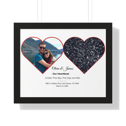 Star Alignment Gift: Personalized Gift for Valentine's Day, Aniversary, engament, Wedding Gifts