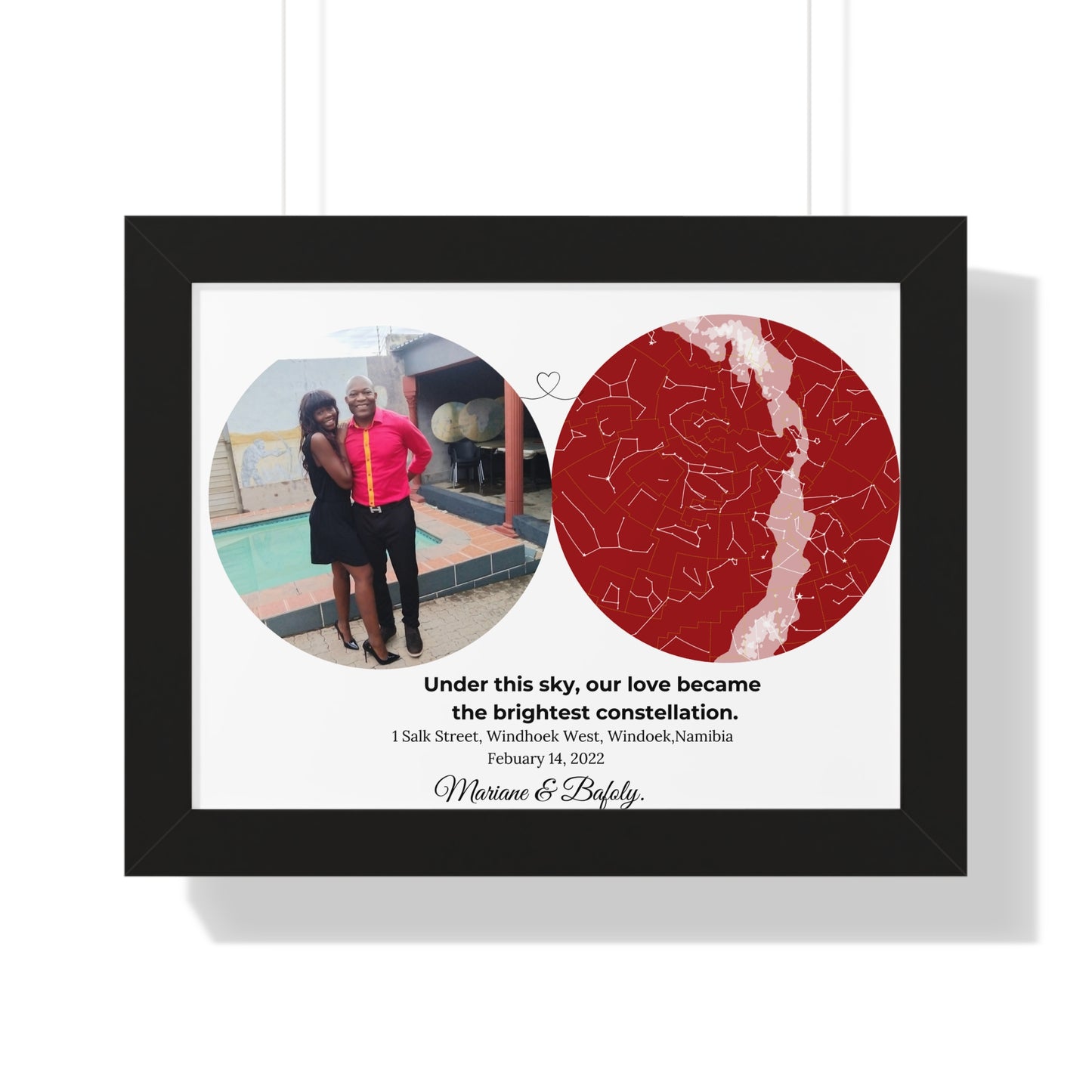 Star Alignment Gift: Personalized Gift for Valentine's Day, Aniversary, engament, Wedding Gifts