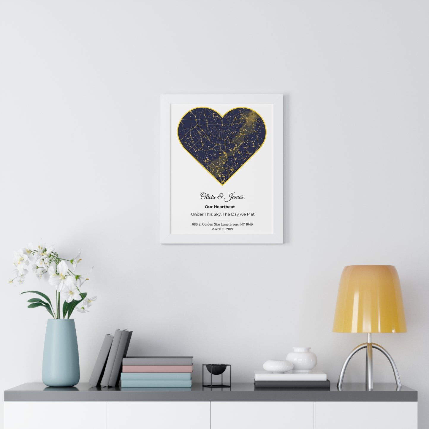 Star map for Anniversary: Star Alignment Gift Perfect for Valentine's Day, Aniversary, Wedding Gifts