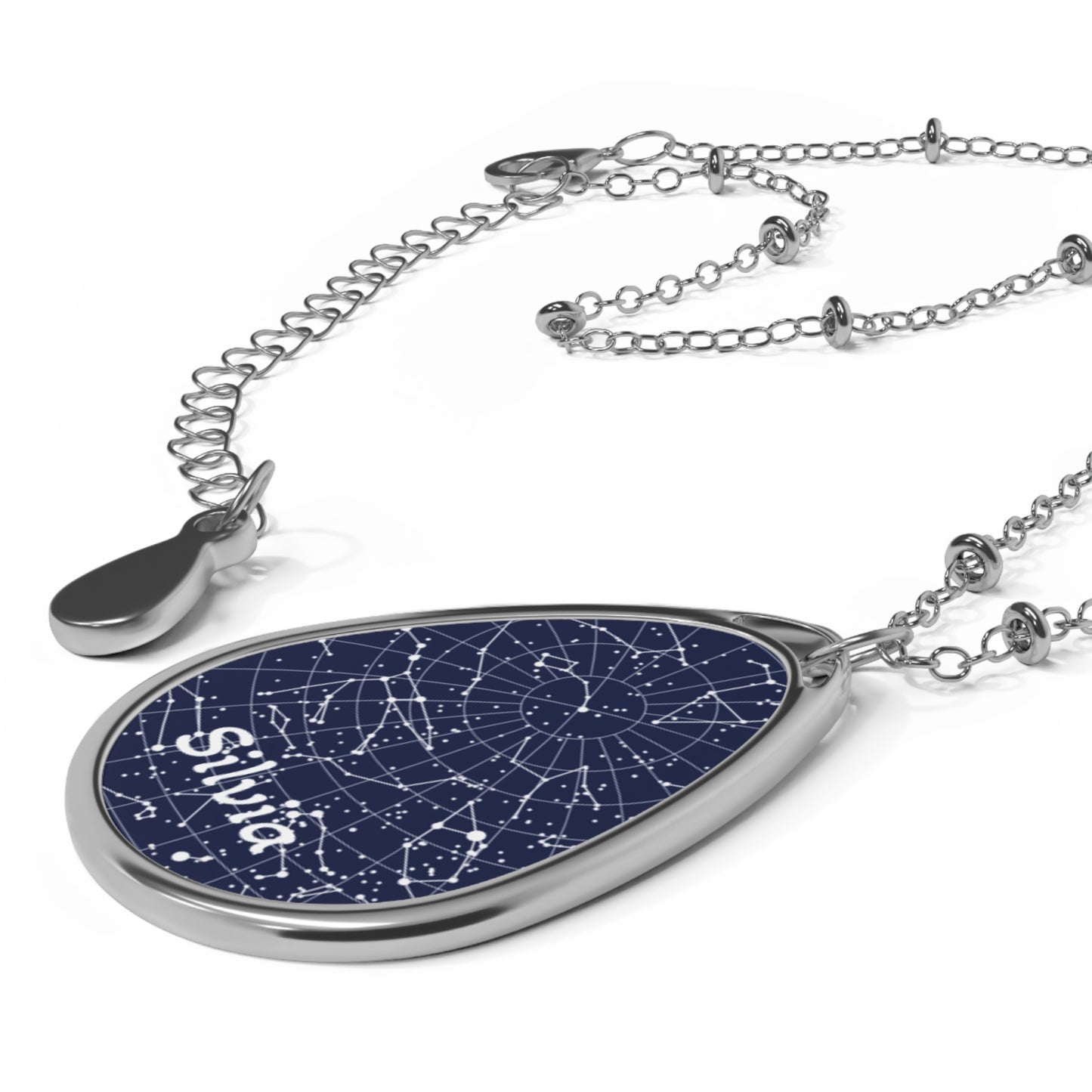 Personalized Night Sky Pendant : Custom Star Map Jewelry for Special Moments