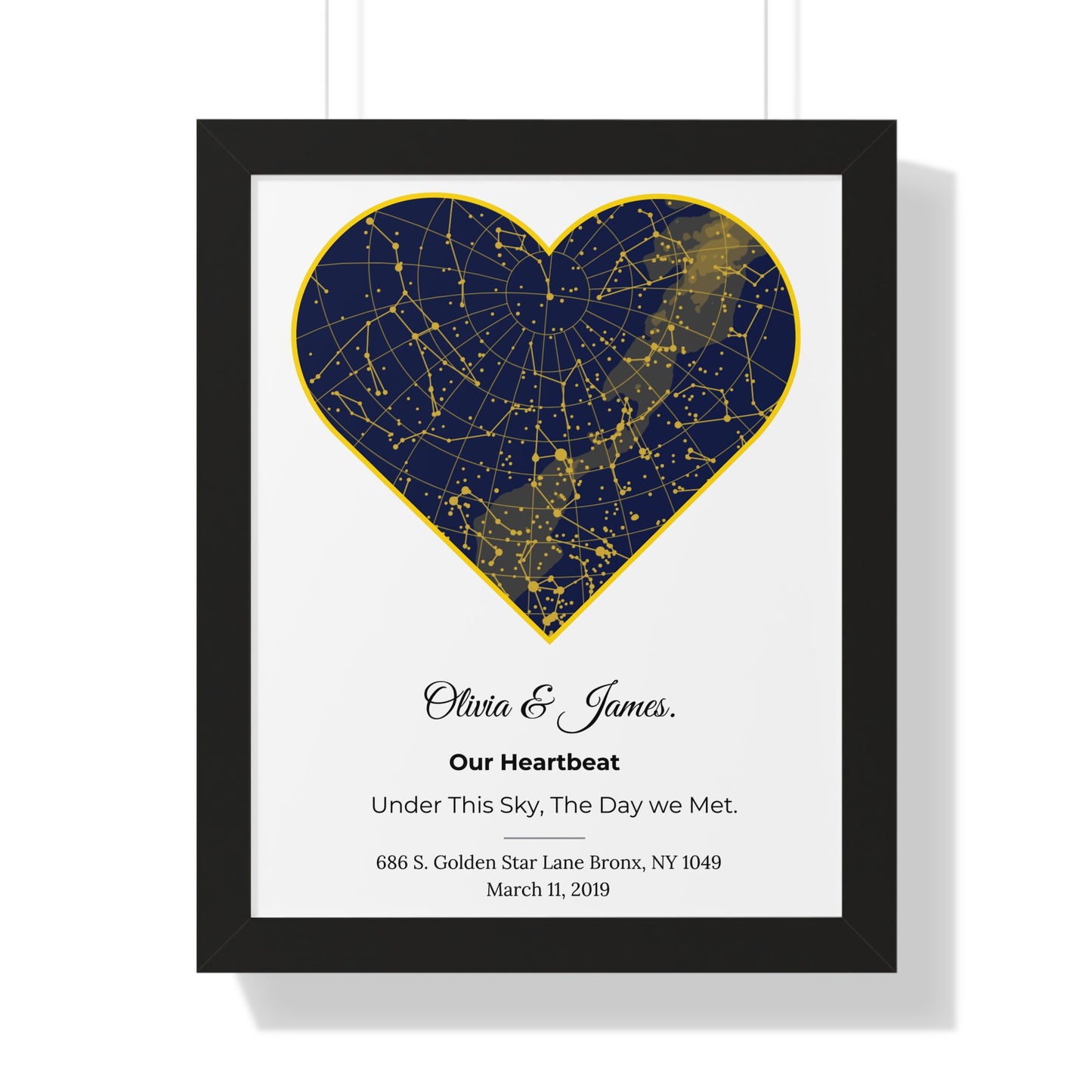 Star map for Anniversary: Star Alignment Gift Perfect for Valentine's Day, Aniversary, Wedding Gifts