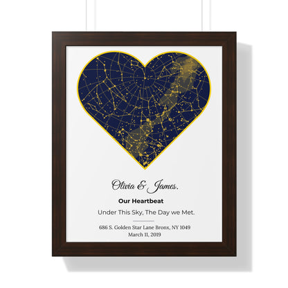 Star map for Anniversary: Star Alignment Gift Perfect for Valentine's Day, Aniversary, Wedding Gifts