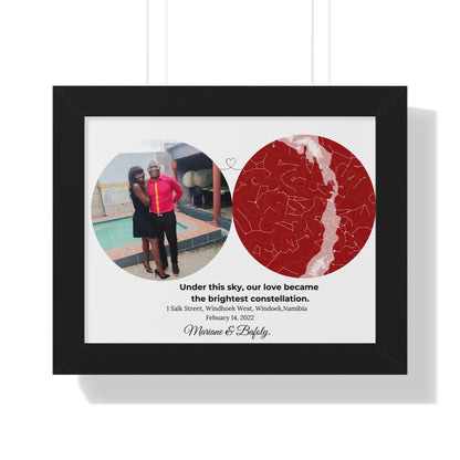 Star Alignment Gift: Personalized Gift for Valentine's Day, Aniversary, engament, Wedding Gifts