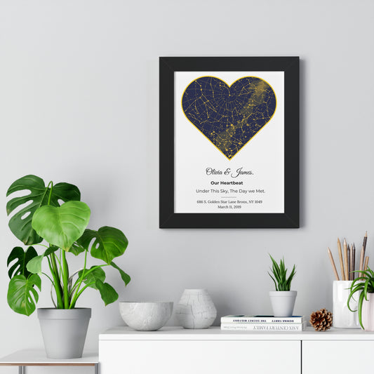 Star map for Anniversary: Star Alignment Gift Perfect for Valentine's Day, Aniversary, Wedding Gifts