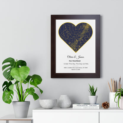 Star map for Anniversary: Star Alignment Gift Perfect for Valentine's Day, Aniversary, Wedding Gifts