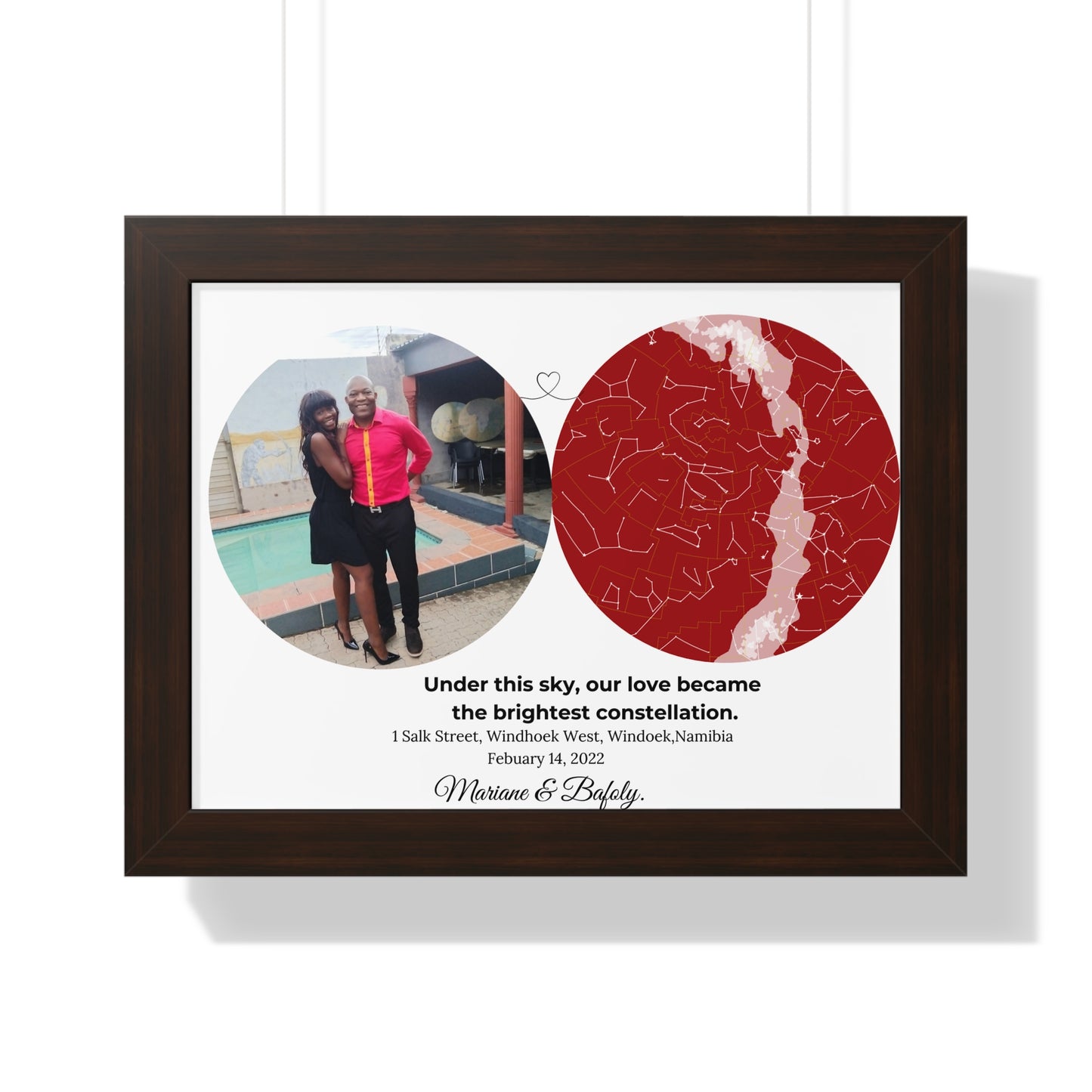 Star Alignment Gift: Personalized Gift for Valentine's Day, Aniversary, engament, Wedding Gifts