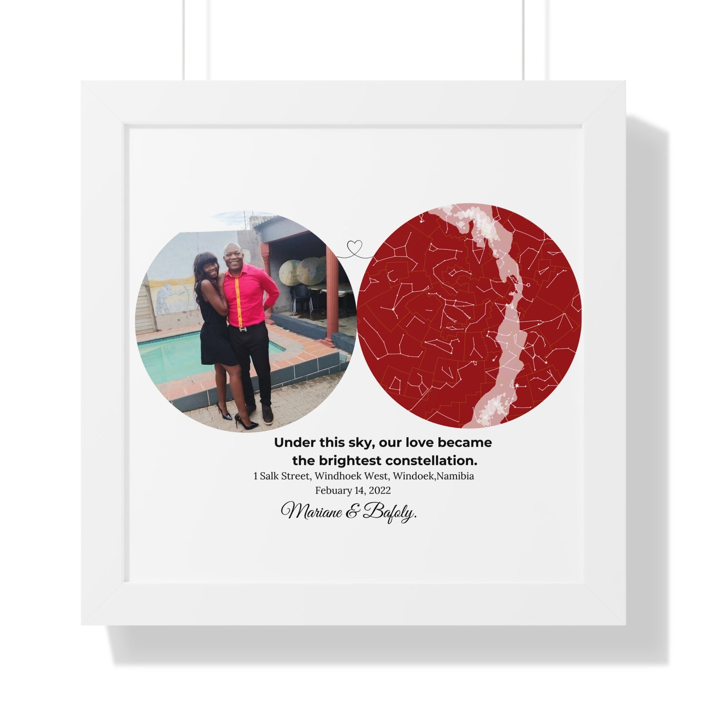 Star Alignment Gift: Personalized Gift for Valentine's Day, Aniversary, engament, Wedding Gifts