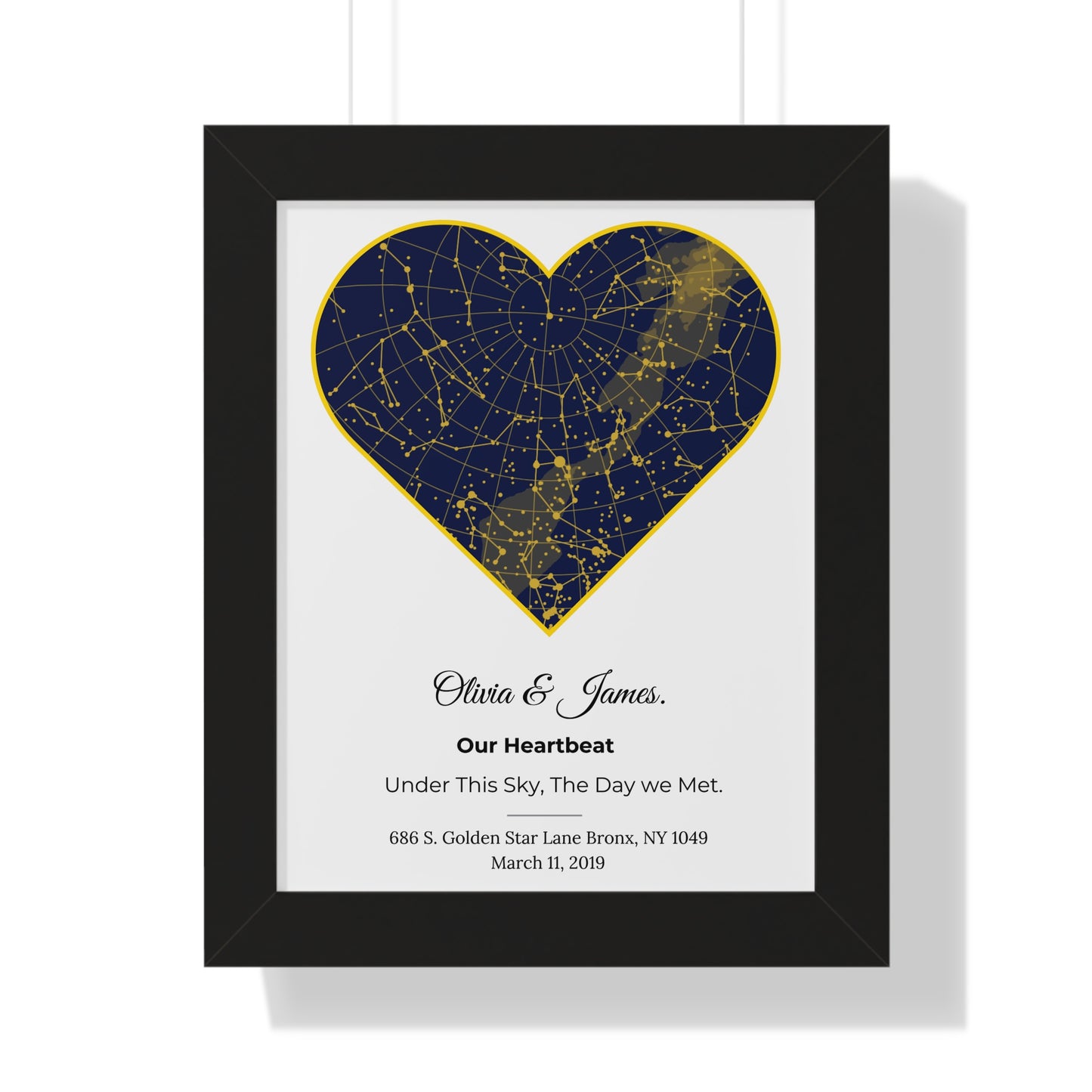 Star map for Anniversary: Star Alignment Gift Perfect for Valentine's Day, Aniversary, Wedding Gifts