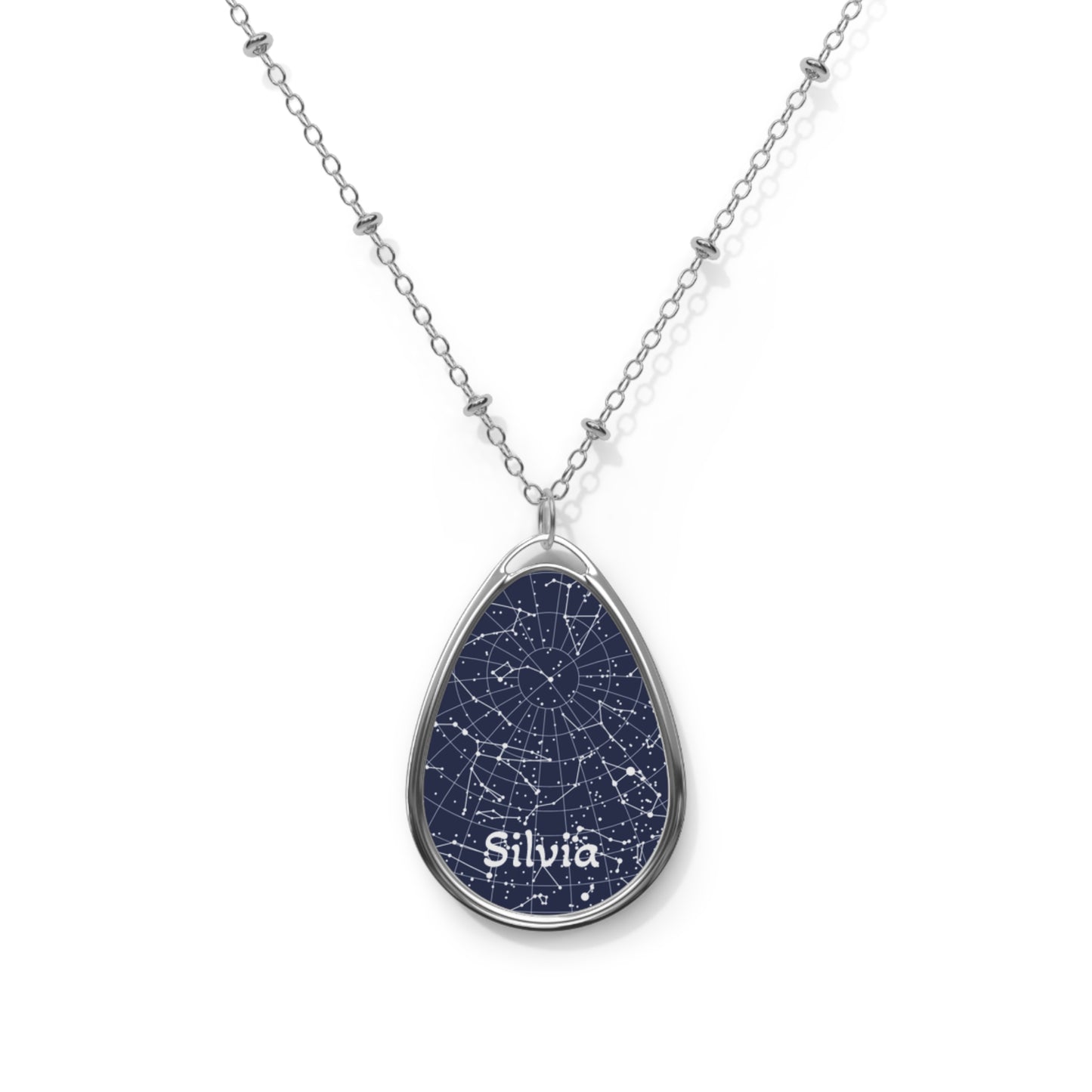 Personalized Night Sky Pendant : Custom Star Map Jewelry for Special Moments