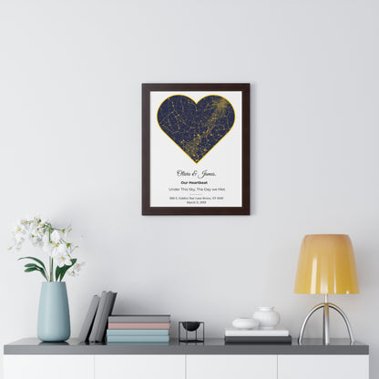 Star map for Anniversary: Star Alignment Gift Perfect for Valentine's Day, Aniversary, Wedding Gifts