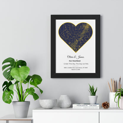 Star map for Anniversary: Star Alignment Gift Perfect for Valentine's Day, Aniversary, Wedding Gifts